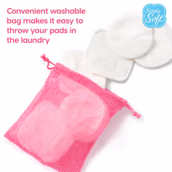 Medline Simply Soft Reusable Cotton Rounds  14 Count  Makeup Remover Pads for All Skin Types  Sustainable  Minimizes Waste  Dermatologically Tested (7