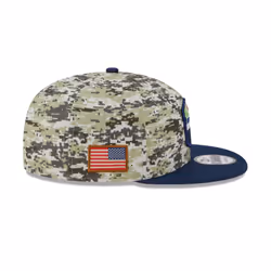 New Era Mens NFL Salute To Service Snapback 9Fifty Cap ~ 'Seattle Seahawks' camo