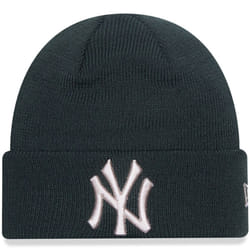 , Dark Green) New Era Kids New York Yankees League Essentials Warm Winter Beanie - Dark Green - Child (4-6 Yrs