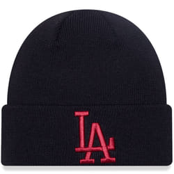 , Black) New Era Kids Los Angeles Dodgers League Essentials Warm Winter Beanie - Black - Youth (6-12 Yrs