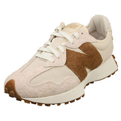 New Balance 327 Mens Fashion Trainers in Off White Brown - 9.5