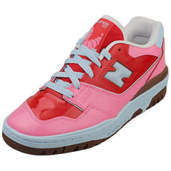 New Balance 550 Unisex Fashion Trainers in Pink Red - 4