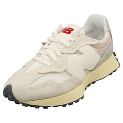 New Balance 327 Unisex Fashion Trainers in Grey White - 8.5