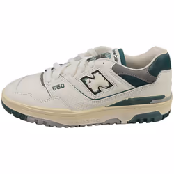 New Balance 550 Mens Fashion Trainers in White Green - 8