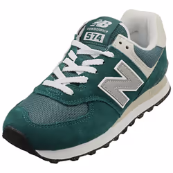 New Balance 574 Unisex Fashion Trainers in Green - 4