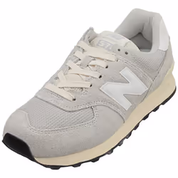 New Balance 574 Unisex Casual Trainers in Grey White - 4
