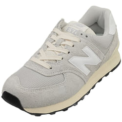 New Balance 574 Unisex Casual Trainers in Grey White - 4