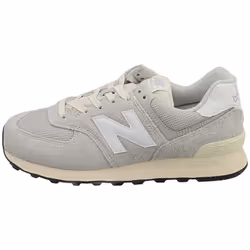 New Balance 574 Unisex Casual Trainers in Grey White - 8