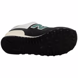 New Balance 574 Unisex Fashion Trainers in Black White - 5.5