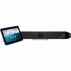 POLY Studio X52 All-In-One Video Bar with TC10 Controller Kit No Power Cord GSA/TAA, Group video conferencing system, 4K Ultr ...