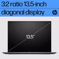 HP Dragonfly G4 Intel® Core™ i7 i7-1355U Laptop 34.3 cm (13.5") WUXGA+ 32 GB LPDDR5-SDRAM 1 TB SSD Wi-Fi 6E (802.11ax) Windows 11 Pro Blue