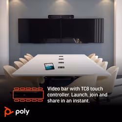 POLY Studio X70 All-In-One Video Bar with TC8 Controller Kit - Additional view 7