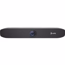 POLY Studio P15 Personal Video Bar, 4K Ultra HD, 3840 x 2160 pixels, 30 fps, 4x, Grey
