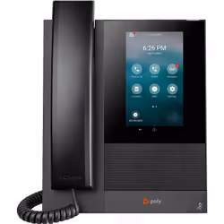 POLY CCX 400 Business Media Phone with Open SIP and PoE-enabled, IP Phone, Black, Wired handset, 24 lines, LCD, 12.7 cm (5")