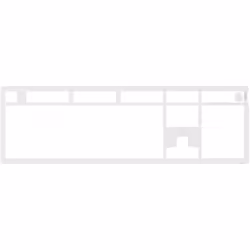 HyperX 85U09AA, Keyboard top frame, 454.4 mm, 142.2 mm, 150 mm, White