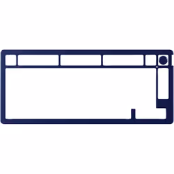 HP 85U15AA, Keyboard top frame, 330.8 mm, 142.2 mm, 150 mm, Blue, Brass