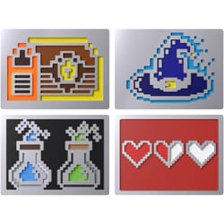 HyperX Badge Pack - 8 Bit Magnetic Badges Keyboard badge