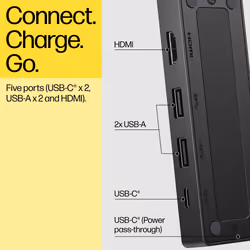 HP USB-C Travel Hub G3 - Additional view 4