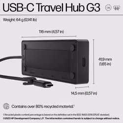 HP USB-C Travel Hub G3 - Additional view 5