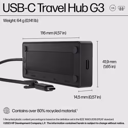 HP USB-C Travel Hub G3 - Additional view 8