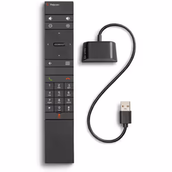 POLY G7500 Studio X IR Remote Control and Receiver, Remote control, Black
