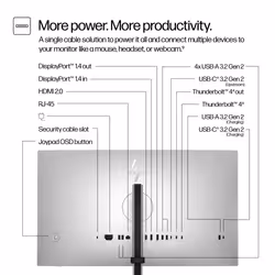 HP Series 7 Pro 27 inch QHD Thunderbolt 4 Monitor - 727pu - Additional view 6
