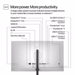 HP Series 7 Pro 27 inch 4K Thunderbolt 4 Monitor - 727pk - Additional view 7