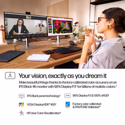 HP Series 7 Pro 27 inch 4K Conferencing Monitor - 727pm - Additional view 6