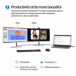 HP Series 7 Pro 27 inch 4K Conferencing Monitor - 727pm - Additional view 7