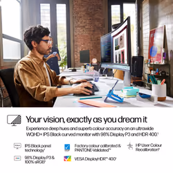 HP Series 7 Pro 37.5 inch WQHD+ Thunderbolt 4 Monitor - 738pu - Additional view 8