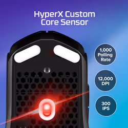 HP HyperX Pulsefire Haste 2 Core Wls - Gaming Mouse (Black/ Black) - Additional view 8