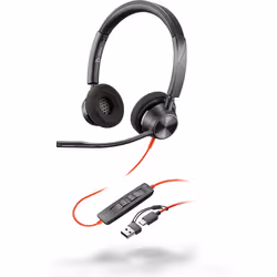POLY Blackwire 3320 Stereo USB-C Headset +USB-C/A Adapter - Additional view 8