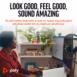 POLY Blackwire 3325 Stereo USB-C Headset +3.5mm Plug +USB-C/A Adapter - Additional view 4