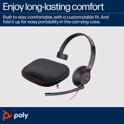 POLY Blackwire 5210 Monaural USB-C Headset +3.5mm Plug +USB-C/A Adapter - Additional view 4