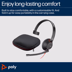 POLY Blackwire 5210 Monaural USB-C Headset +3.5mm Plug +USB-C/A Adapter (Bulk) - Additional view 8