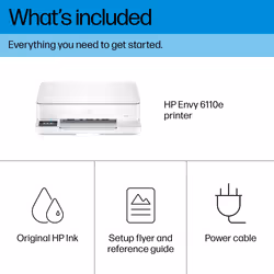 HP ENVY 6110e Wireless All-in-One Color Printer, Instant Ink; Photo printing - Additional view 4