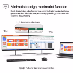 HP Series 7 Pro 24 inch WUXGA Monitor - 724pn - Additional view 8