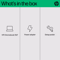 HP Chromebook 15a-nb0004na Core i3-N305 15.6 inch 8 GB RAM 256 GB Flash Full HD ChromeOS Silver - Additional view 6