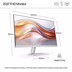 HP Series 5 23.8 inch FHD Monitor - 524sf - Additional view 8