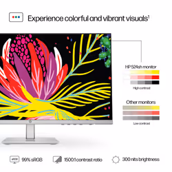 HP Series 5 23.8 inch FHD Height Adjust Monitor - 524sh - Additional view 7