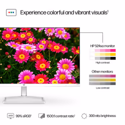 HP Series 5 23.8 inch FHD Monitor with Speakers - 524sa - Additional view 7