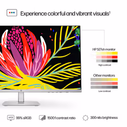 HP Series 5 27 inch FHD Height Adjust Monitor - 527sh - Additional view 5