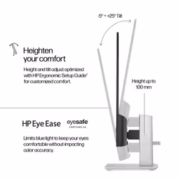 HP Series 5 27 inch FHD Height Adjust Monitor - 527sh - Additional view 6