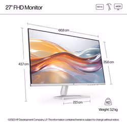 HP Series 5 27 inch FHD Monitor - 527sf - Additional view 4