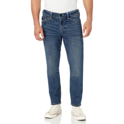 True Religion Men's Rocco Super T Flap  Slate Dark
