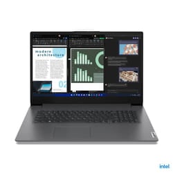 Lenovo V17 Intel® U U300 Laptop 43.9 cm (17.3") Full HD 8 GB DDR4-SDRAM 512 GB SSD Wi-Fi 6 (802.11ax) Windows 11 Home German Grey