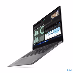 Lenovo V17 Intel® U U300 Laptop 43.9 cm (17.3") Full HD 8 GB DDR4-SDRAM 512 GB SSD Wi-Fi 6 (802.11ax) Windows 11 Home German Grey - Additional view 2