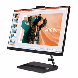 Lenovo IdeaCentre AIO 3 24IAP7 Intel® Core™ i5 i5-13420H 60.5 cm (23.8") 1920 x 1080 pixels All-in-One PC 8 GB DDR4-SDRAM 512 GB SSD Windows 11 Home Wi-Fi 6 (802.11ax) Black