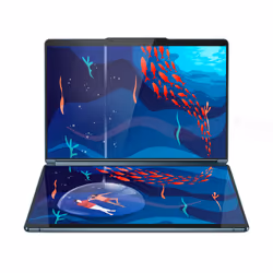 Lenovo Yoga Book 9 13IRU8 Intel® Core™ i7 i7-1355U Hybrid (2-in-1) 33.8 cm (13.3") Touchscreen 2.8K 16 GB LPDDR5x-SDRAM 1 TB SSD Wi-Fi 6E (802.11ax) Windows 11 Home UK English Teal