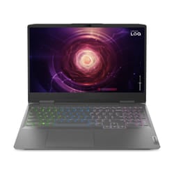 Lenovo LOQ AMD Ryzen™ 7 7840HS Laptop 39.6 cm (15.6") Full HD 16 GB DDR5-SDRAM 1 TB SSD NVIDIA GeForce RTX 4060 Wi-Fi 6 (802.11ax) Windows 11 Home UK English Grey